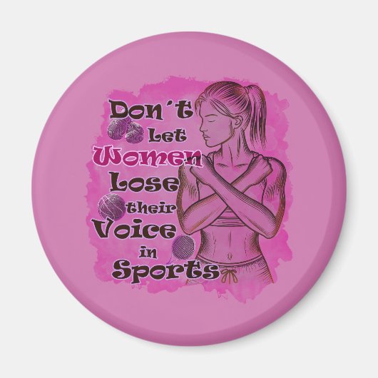 女性のエンパワーメント。女話は自ら マグネット (正面)