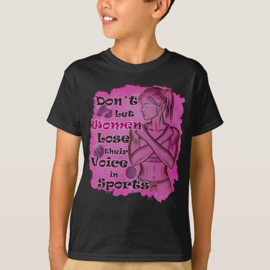 女性のエンパワーメント。女話は自ら Tシャツ (正面)