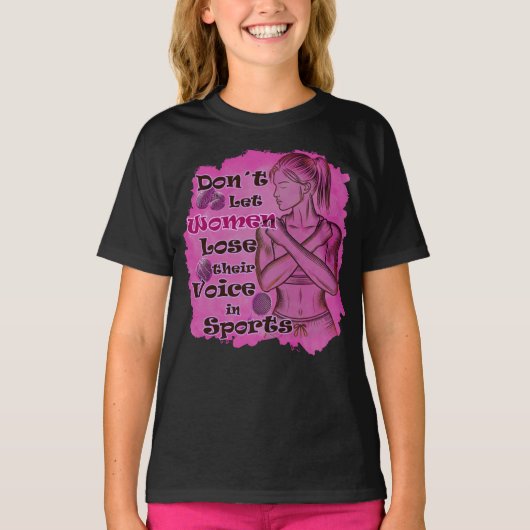女性のエンパワーメント。女話は自ら Tシャツ (正面)