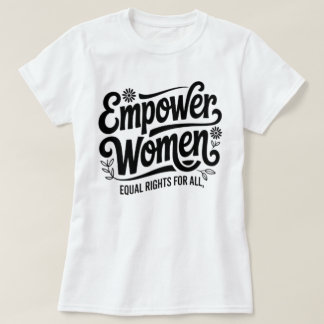 女性のエンパワーメント 平等な権利 フェミニスト Tシャツ