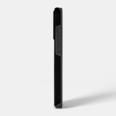 女性のエンパワーメント 黒 iPhoneケース (左側面)