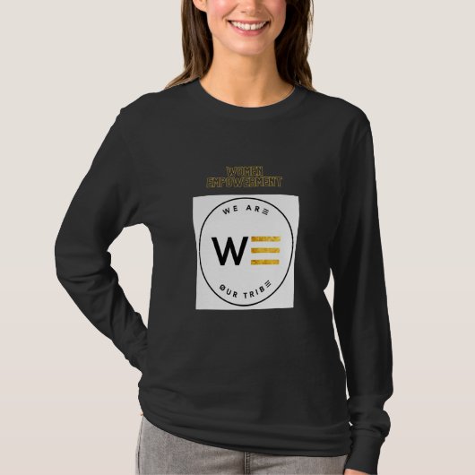 女性のエンパワーメント Tシャツ (正面)