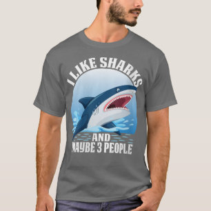 女性のオレンジトウガラシのシャークのティーシャーク女性シャーク Tシャツ
