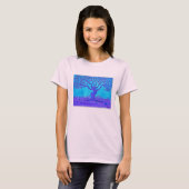 女性のオーガニックT型 – LoveTree Tシャツ (正面フル)