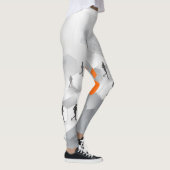 女性のオールプリントレギンス レギンス (右)