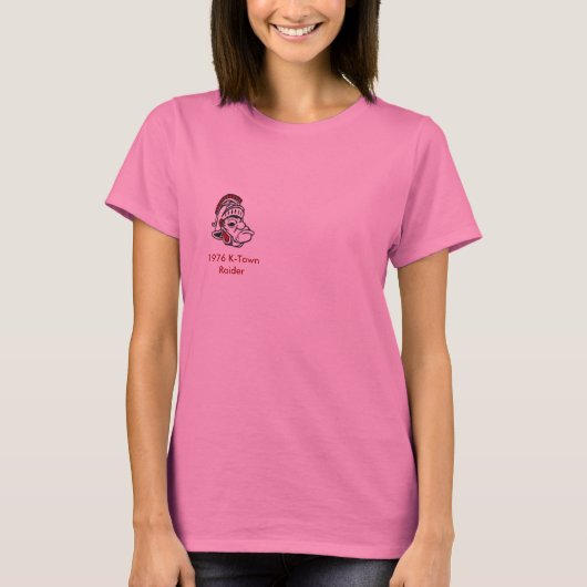 女性のカスタマイズ1976年のK町のTシャツ- Tシャツ (正面)