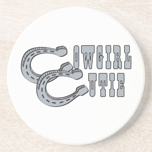 女性のカーボーイかわいこちゃん コースター (正面)