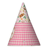 女性のカーボーイかわいらしと馬の誕生日パーティー パーティーハット (右)