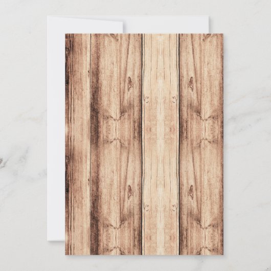 女性のカーボーイとインディアンパーティの招待状 招待状 (裏面)