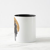 女性のカーボーイとカウボーイ マグカップ (中央)