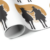 女性のカーボーイとカウボーイ ラッピングペーパー (ロールコーナー)