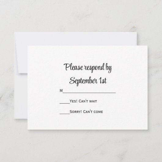 女性のカーボーイとサンフラワーズウェスタンウェディングRSVPカード 出欠カード (裏面)