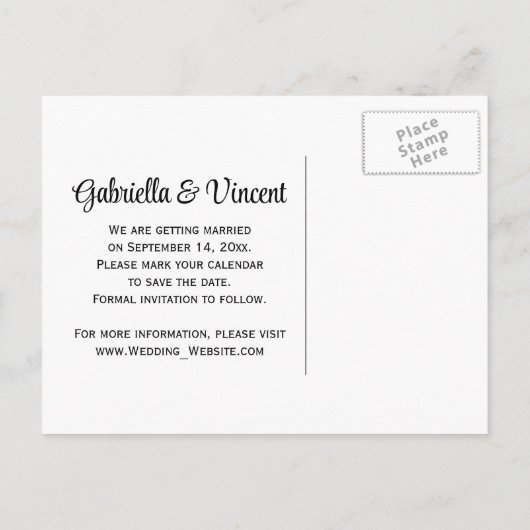 女性のカーボーイとサンフラワーズウェスタンザデイト 案内ポストカード (裏面)