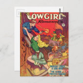 女性のカーボーイのドレス ポストカード (正面/裏面)
