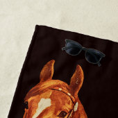 女性のカーボーイのピンアップ ビーチタオル (インサイチュ)