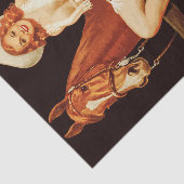 女性のカーボーイのピンアップ 薄葉紙 (詳細)