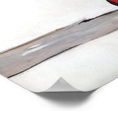 女性のカーボーイのフェンスヴィンテージのピン留め ポスター (角)