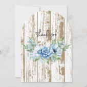 女性のカーボーイのブライダルシャワー招待 招待状 (裏面)