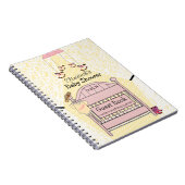 女性のカーボーイのベビーシャワーの来客名簿 ノートブック (右側)