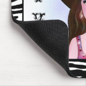 「女性のカーボーイのマウスパッド」 マウスパッド (コーナー)