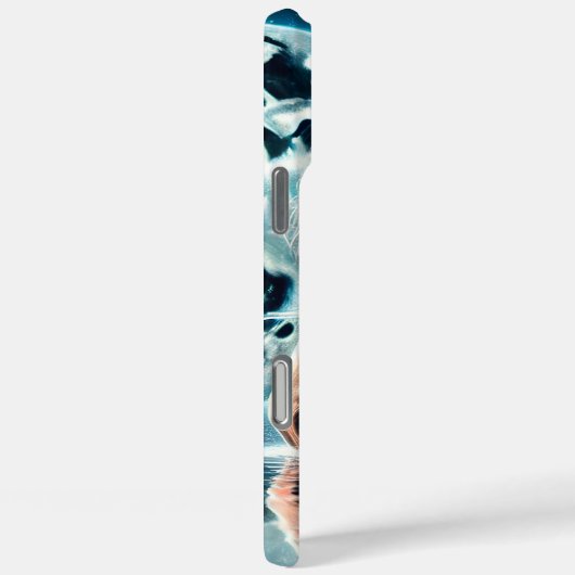 女性のカーボーイのミッドナイトライドと穏やかな反射 Case-Mate iPhoneケース (裏面 / 右)