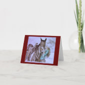 女性のカーボーイの夢のグリーティングカード カード (正面)