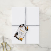 女性のカーボーイの最初のロデオのバースデー感謝していタユー ギフトタグ (より糸付き)