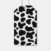 女性のカーボーイの最初のロデオのバースデー感謝していタユー ギフトタグ (裏面)