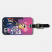 女性のカーボーイの荷物のラベル-ブロンドの女性 ラゲッジタグ (正面横)