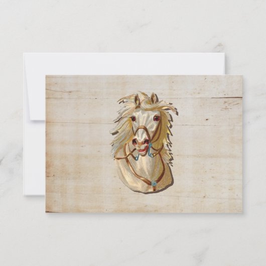 女性のカーボーイの西部の馬はノート感謝していしています ノートカード (裏面)