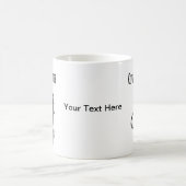 女性のカーボーイの規則のコーヒーカップ コーヒーマグカップ (中央)