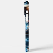 女性のカーボーイの静かな休息ザムーンライトレイク Case-Mate iPhoneケース (裏面 / 左)