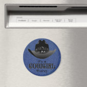 女性のカーボーイのThAng磁石だ マグネット (インサイチュ (食洗機))