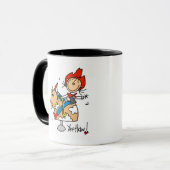 女性のカーボーイのYeeのサンザシのTシャツおよびギフト マグカップ (正面左)