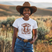 女性のカーボーイはおもしろいを持ちたい Tシャツ