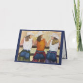 女性のカーボーイはおもしろいを… カード (正面)