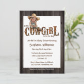 女性のカーボーイはウェスタンのカウボーイブーツを着ている 招待状 (スタンド正面)