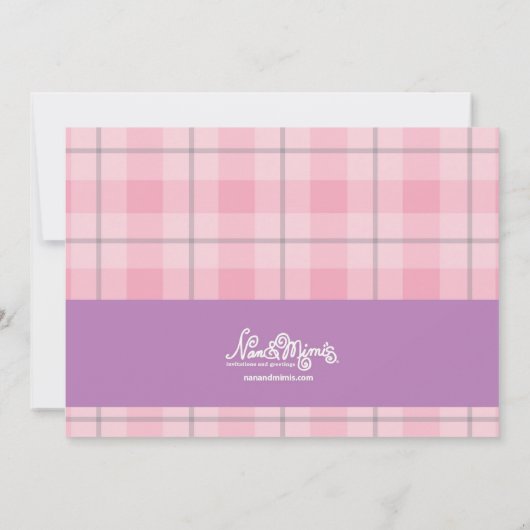 女性のカーボーイはバースデーパーティ招待状を追い出します 招待状 (裏面)