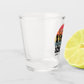 女性のカーボーイは女の子のヴィンテージ素朴な週末を行遠くにく ショットグラス (左)