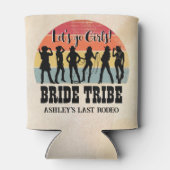 女性のカーボーイは女の子のヴィンテージ素朴な週末を行遠くにく 缶クーラー (裏面)