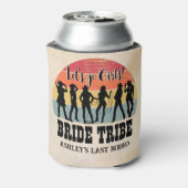 女性のカーボーイは女の子のヴィンテージ素朴な週末を行遠くにく 缶クーラー (缶裏面)