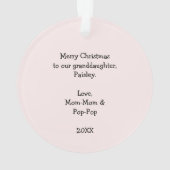 女性のカーボーイは馬を愛する女の子だけブーツ オーナメント (裏面)