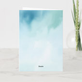 女性のカーボーイばあちゃん サンキューカード (裏面)