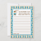 女性のカーボーイまたはカウボーイジェンダーがアドバイスカードを表示 招待状 (正面)