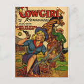 女性のカーボーイアウト範囲 ポストカード (正面)