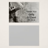 女性のカーボーイアンドサンフラワーズランチ結婚式の引き出物ラベル (正面&裏面)