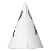 女性のカーボーイウェスタン素朴ファーストロデオ誕生日 パーティーハット (裏面)