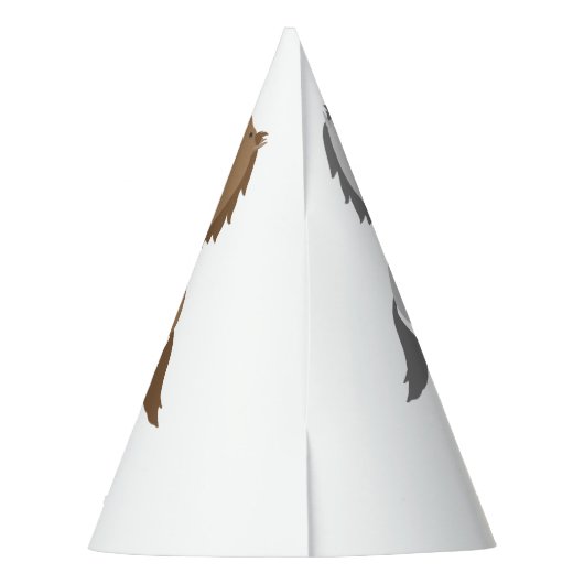 女性のカーボーイウェスタン素朴ファーストロデオ誕生日 パーティーハット (裏面)