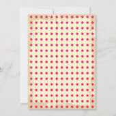 女性のカーボーイウェスタン誕生日招待状 招待状 (裏面)