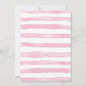 女性のカーボーイウエスタンファースト・ロデオ1歳の誕生日パーティー 招待状 (裏面)